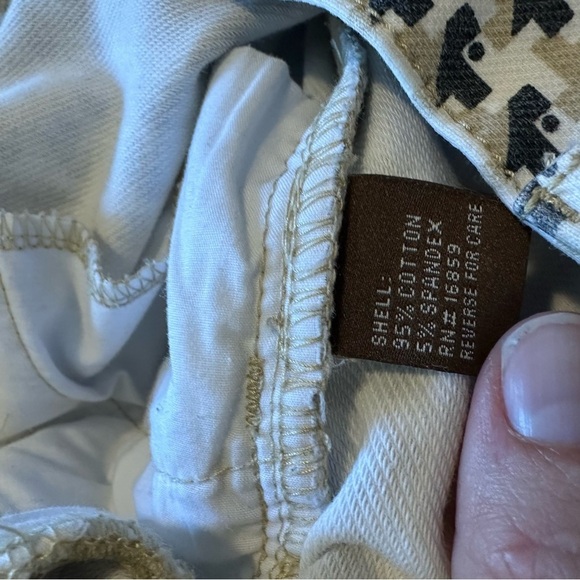 J. McLaughlin Women’s Printed Jeans Zipper Pockets Hem 10 - Picture 6 of 6